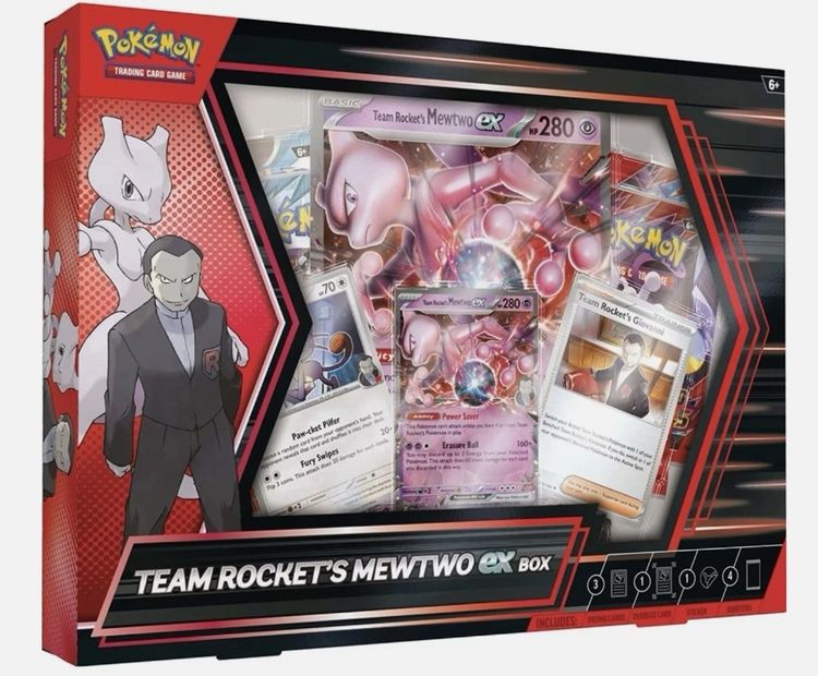 Team Rocket's Mewtwo Ex Box